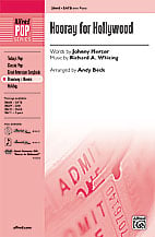 Hooray for Hollywood SATB choral sheet music cover